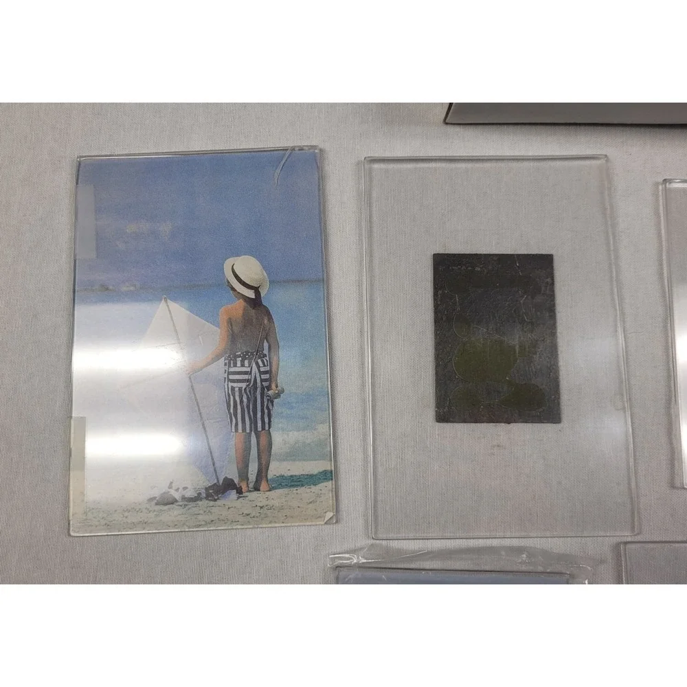 Unbranded Clear Acrylic Magnetic Photo Frames Set of 7 (5x - 3.5×5, 2x - 4×6)